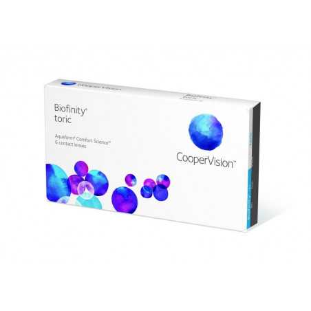 6ks Mesačné šošovky CooperVision Biofinity Toric