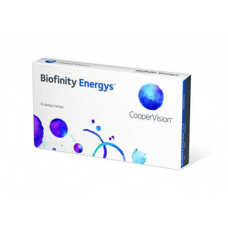 6ks Mesačné šošovky CooperVision Biofinity Energys
