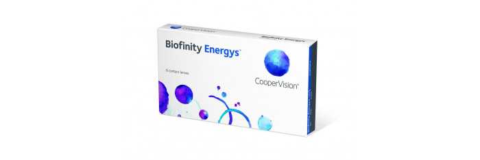3ks Mesačné šošovky CooperVision Biofinity Energys COOPER VISION - 1