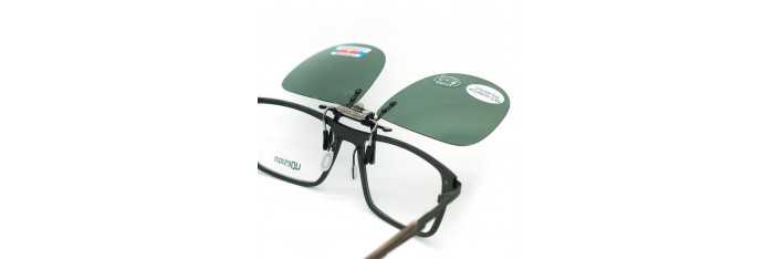 Zelený slnečný vyklápací klip na dioptrické okuliare 108-4 Relako - 3