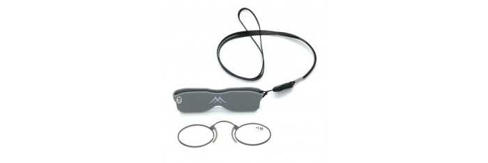 Čítacie okuliare - cviker +1.00 až +3.50 DPT šedý kovový Montana - 3