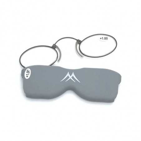 Čítacie okuliare - cviker +1.00 až +3.50 DPT šedý kovový