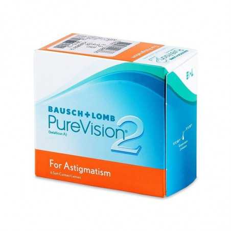 PureVision 2 Astigmatické (Cylindrické) (6 šošoviek)
