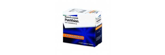 PureVision Astigmatické (Cylindrické) (6 šošoviek) Bausch & Lomb - 1