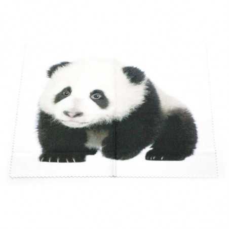 Utierka na okuliare Panda 18x18cm