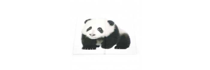 Utierka na okuliare Panda 18x18cm - 1
