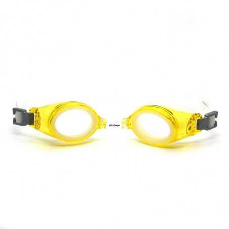 Dioptrické plavecké okuliare DeltaRx plano žlté