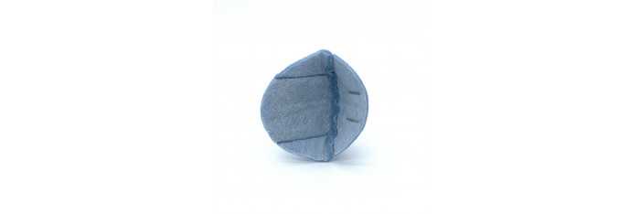 Okluzor textilný nasúvací mini - modrý obojstranné - 2