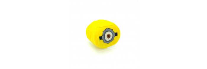 Okluzor textilný nasúvací - žltý Mimoň oko P-L - 1