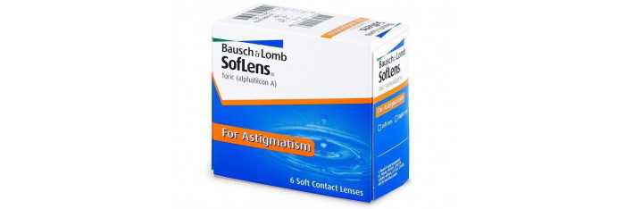 SofLens Toric (6 šošoviek) Bausch & Lomb - 1