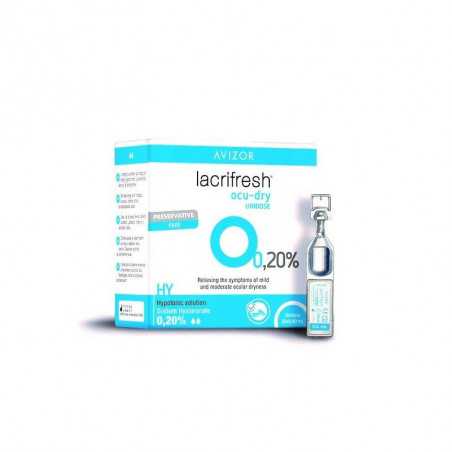 Lacrifresh Drops OCUDRY 20x0,4 ml. očné kvapky - 20% kyselina hyaluronová