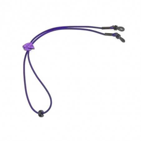 Detská elastická šnúrka na okuliare - loďka fialová