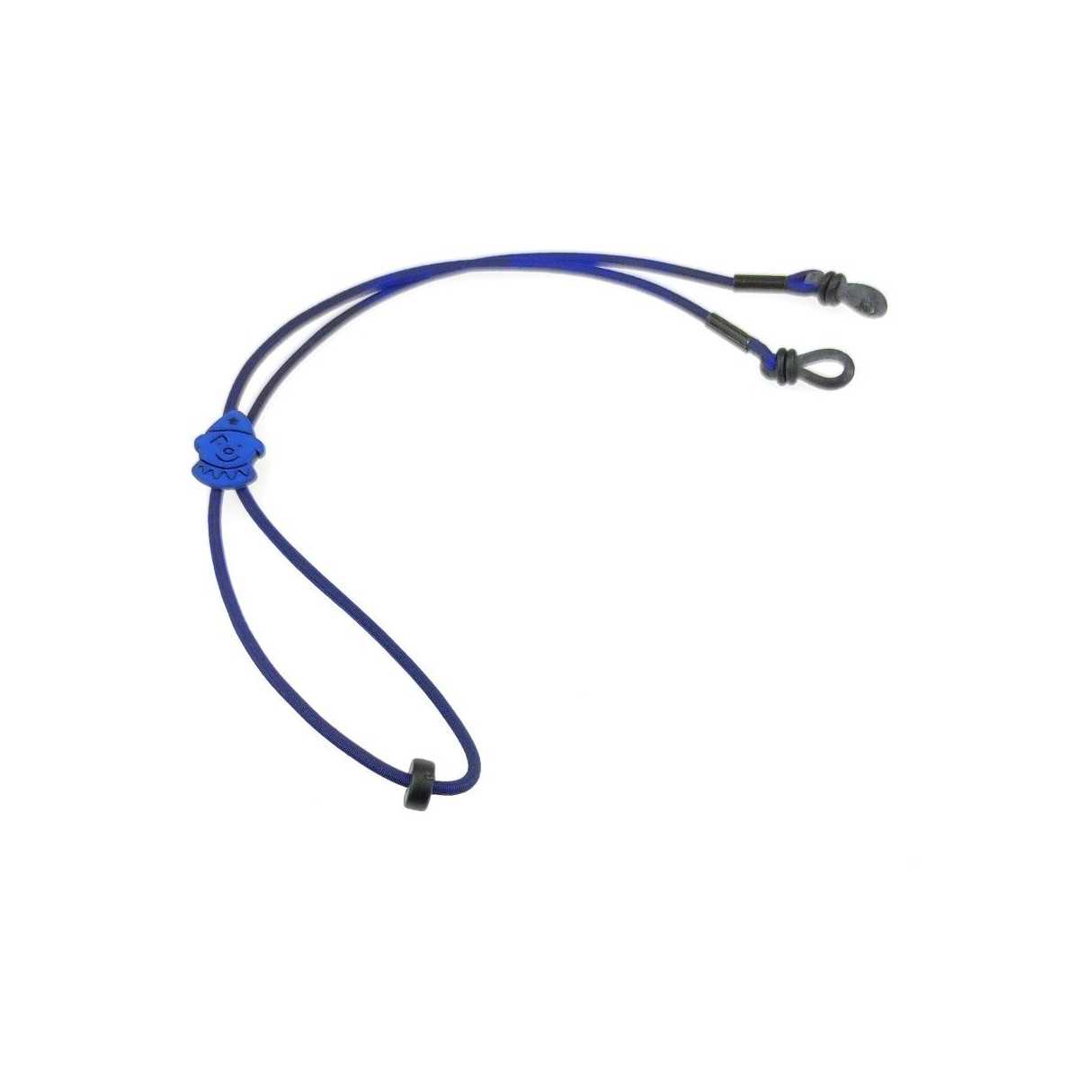 Detská elastická šnúrka na okuliare - šašo modrý - 1