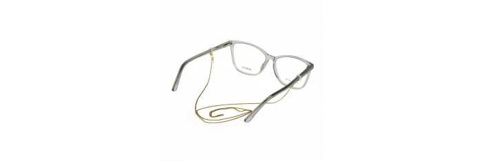 Kovová retiazka na okuliare - zlatá tenká - 2