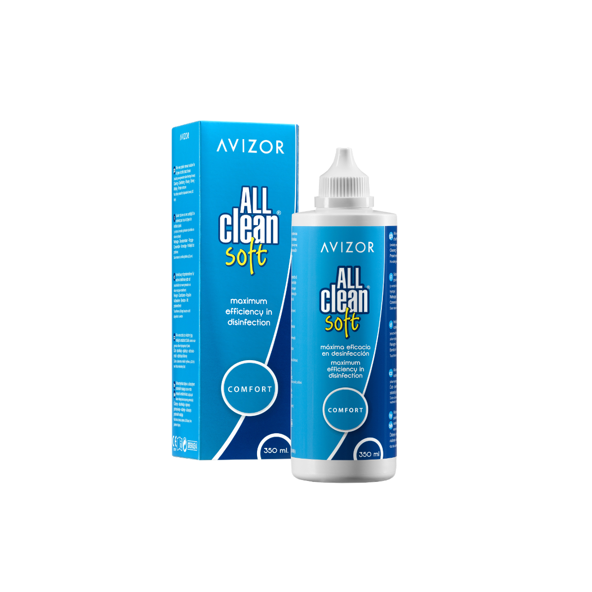 All Clean Soft Comfort 350 ml. roztok na kontaktné šošovky Avizor - 1