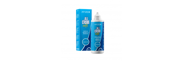 All Clean Soft Comfort 350 ml. roztok na kontaktné šošovky Avizor - 1