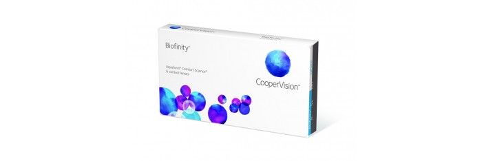 6ks Mesačné šošovky CooperVision Biofinity COOPER VISION - 1