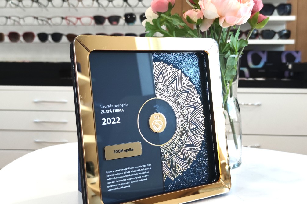 Ocenenie Zlatá firma 2022