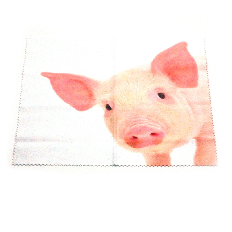4313 Utierka na okuliare Prasiatko 18x18cm – Obrázok 1