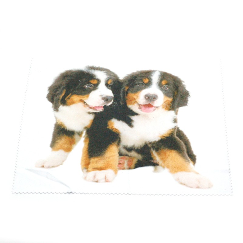4371 Utierka na okuliare Psy 18x18cm – Obrázok 1