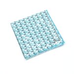 Ultra jemná utierka Duggert 25x25cm 8825-06 - modrý vzor – Obrázok 3