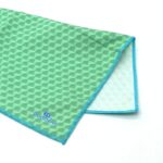 Ultra jemná utierka Duggert 25x25cm 8825-07 - zelený vzor – Obrázok 2
