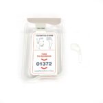 Silikónové zarážky na straničky (pár) - priesvitné 01372 – Obrázok 2